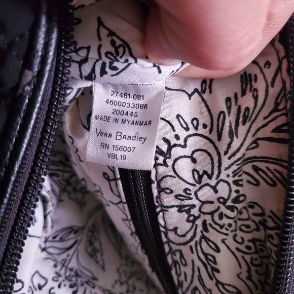 Vera Bradley Black Crossbody Bag - Picture 3 of 8